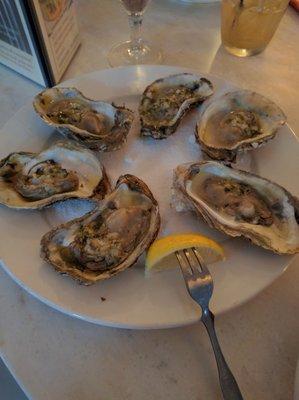 Charbroiled oysters