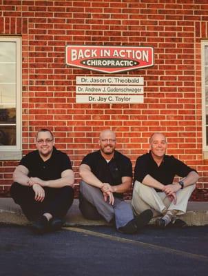 From L to R:  Dr. Gudenschwager, Dr. Theobald, & Dr. Taylor.