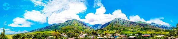 The West Maui Mountains on the day before Hurricane Iselle.