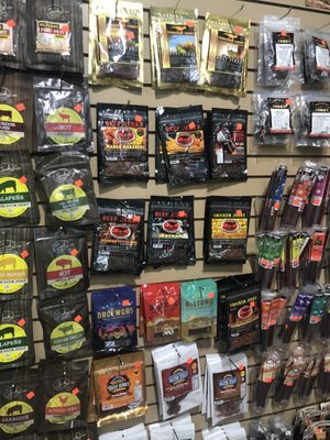 Many different jerky choices.