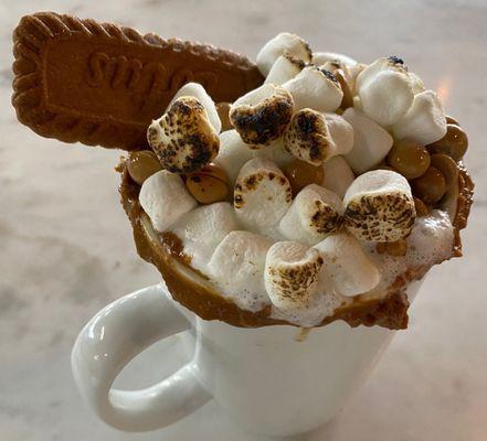 Biscoff Hot Chocolate