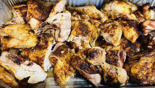 Smoked Tequila Lime Chicken Quarters, catering