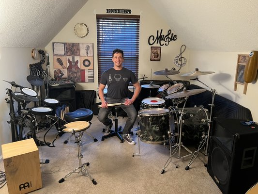 Drum room.