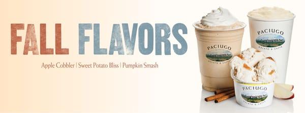 Fall Flavored Gelato, Shakes, and Lattes are here!!