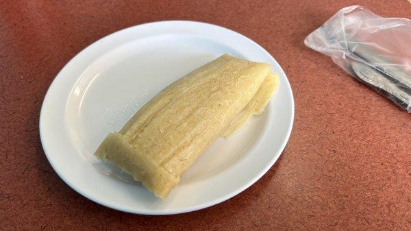 Sweet corn tamale