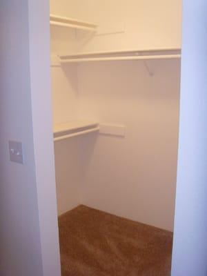 mstr bedroom walk in closet!