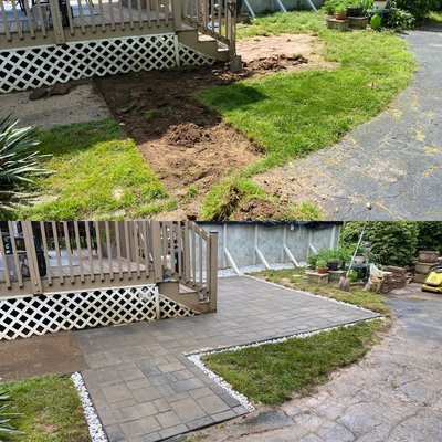 Paver patio