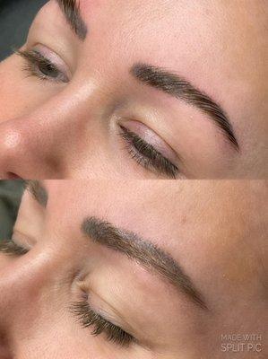 Brow Lamination and Tint