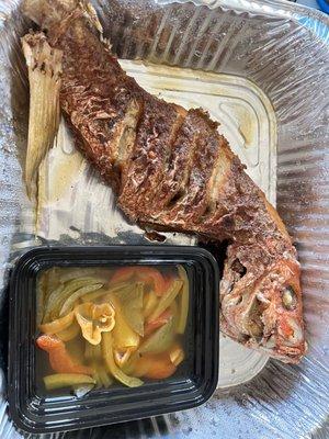 Escovitch Fish (Red Snapper)