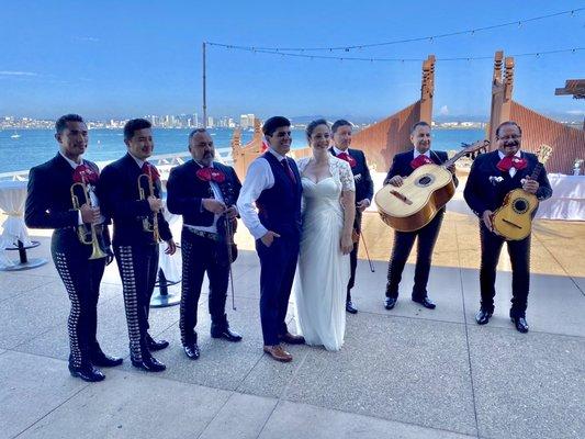 Mariachi Real de San Diego at our wedding reception