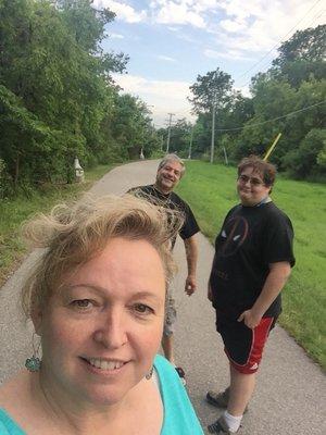 Love the paved trails for walking and biking.  Green and gorgeous foliage everywhere!