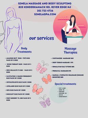 Services and prices