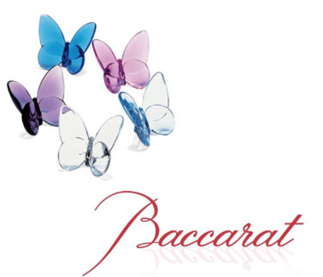 Crystal perfection by Baccarat will adorn any tablescape, vanity, or office with unending beauty.