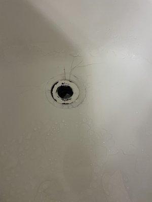 Cracks in tub