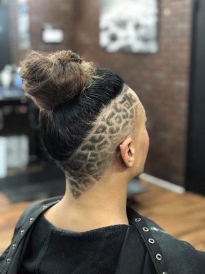 Cheetah design by Armando @freshfades