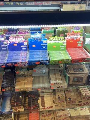 Assorted Papers (Raw, Zig Zag, Bob Marley, Elements, Rizzla, Top, Bambu, OCB, EZ Wider, etc.)