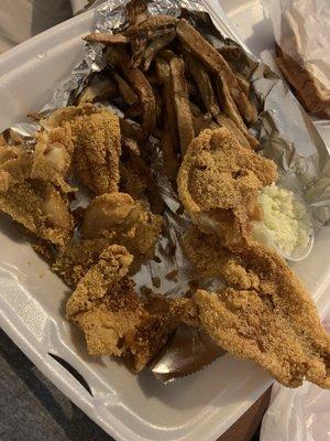 Catfish dinner