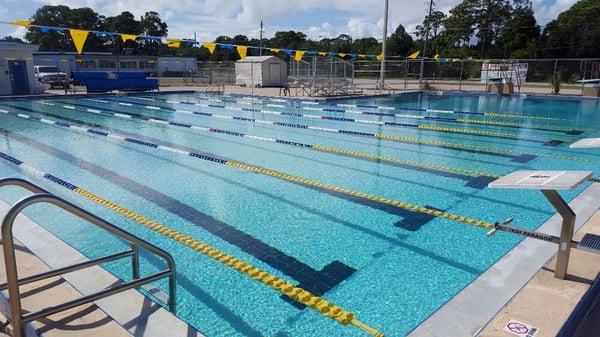 Olympic size weekly maintenance... local high school is ready for the big meet after 365 pools whips it into shape.