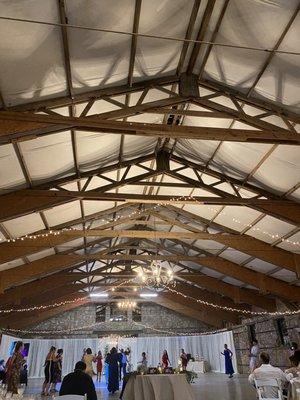 Inside of barn