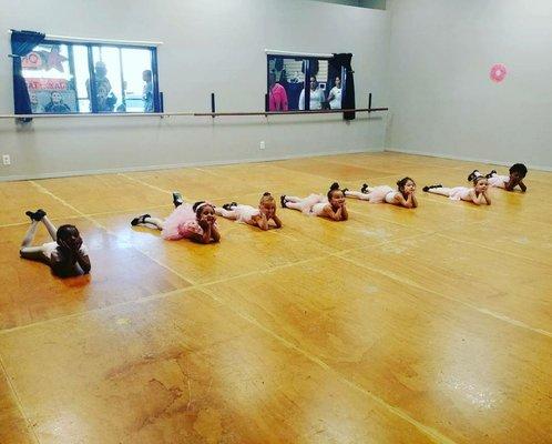 Sweetest little bitz ever!!! Learning their ballet and tap at age 3 and 4!