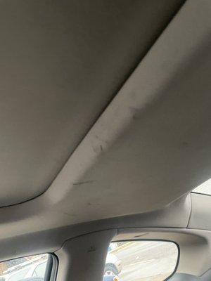 Oil marks on my headliner