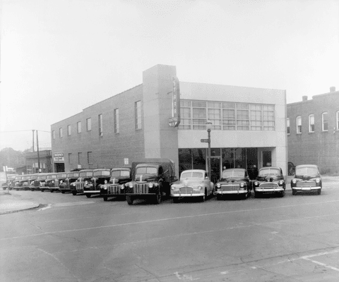 Starr Electric office circa 1946 in Greensboro, NC.