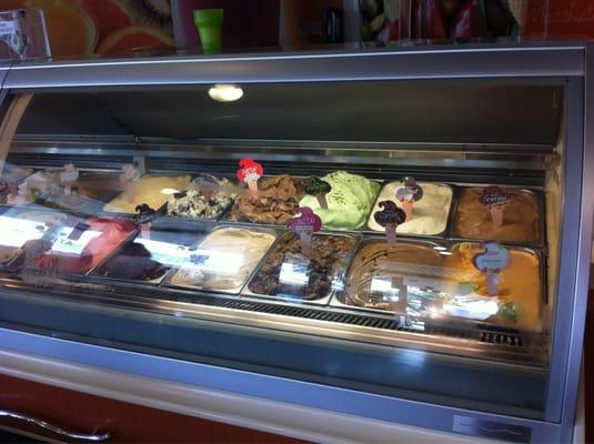 Gelato choices