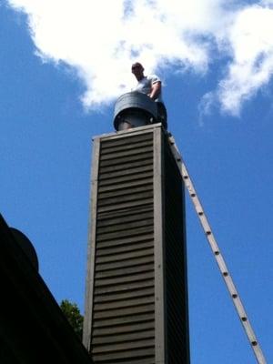 12 point Inspection to make sure that the chimney is working properly