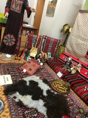 Various items from different Middle Eastern countries