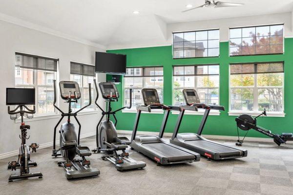 Fitness Center - The Grove at Cherry Creek Park Apartments