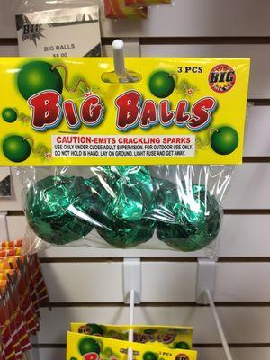 Big green balls