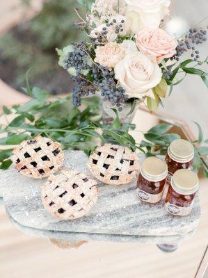 Mini Apple Pies with Caramel Apple Pie Moonshine