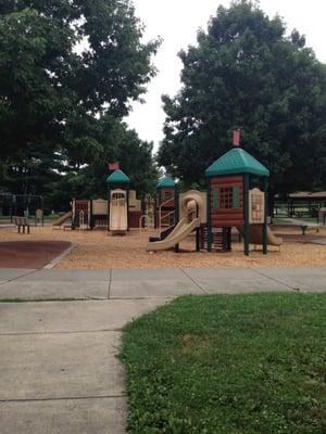 Half of the playground