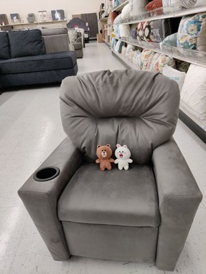 Child's recliner in the Furniture Department