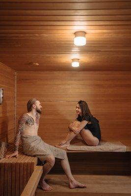 Book an Infrared Sauna session with a friend for the price of one in October