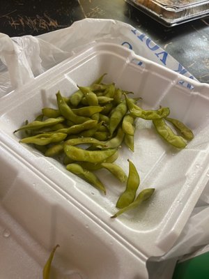 Sad edamame.