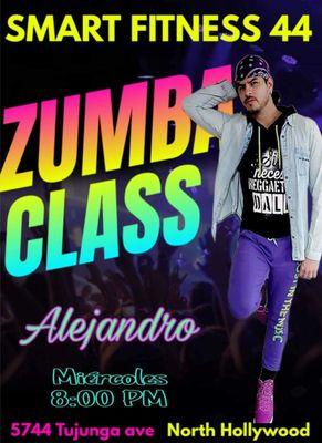 Clases de zumba con el flaquito del Valle Miércoles 8:00 PM