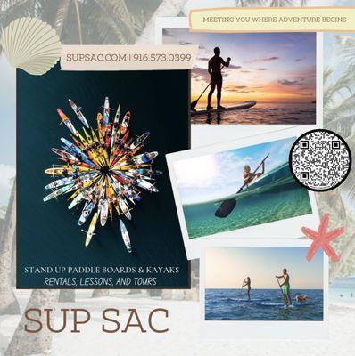 Sup Sac - Paddle Board Rentals in Sacramento, California. 

916.573.0399