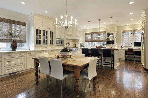 Light and airy transitional kitchen remodel.