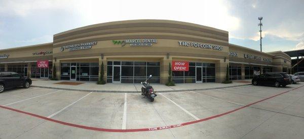 We are located on the NW corner of Westheimer and GreenBusch Road. Front Harvest