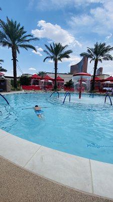 Cabana Pool - by reservation only (Conrad guest - free, Hilton - $80/day)