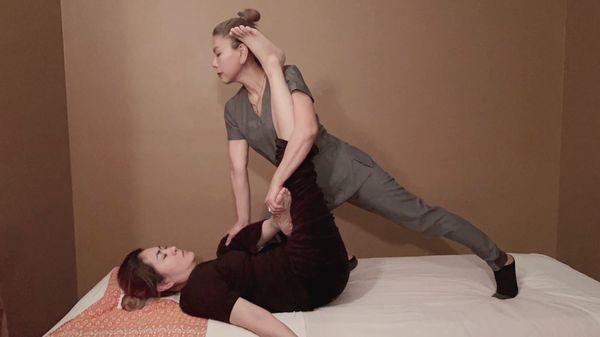 Get the good Stretching with Thai Massage