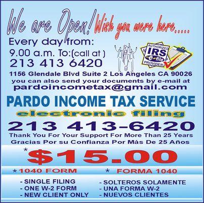 Pardo Income Tax Service