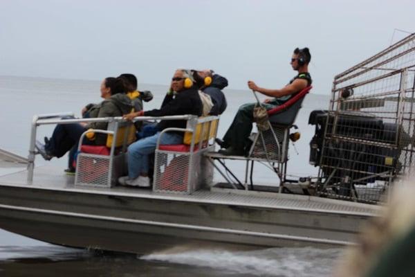 Take a ride on one of our airboats!