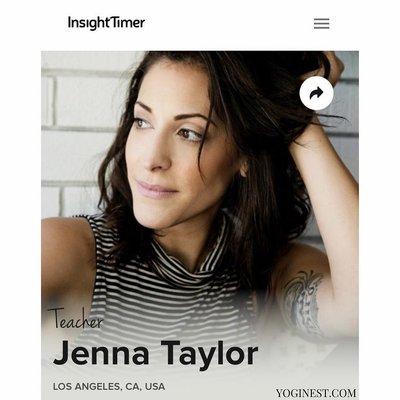 Meditate with me on Insight Timer https://insighttimer.com/jennataylor