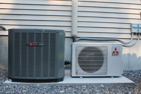 Installed 2 Trane central AC systems and a AC only ductless unit for the master bed room (Westboro)