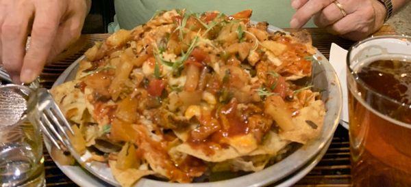 Pulled pork nachos