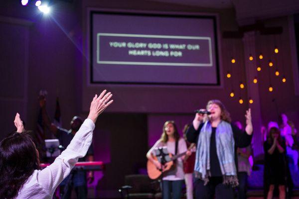 Worship at Evangel Temple