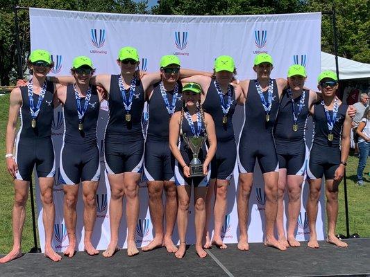 2022 Novice 8+ NW Regional Champions