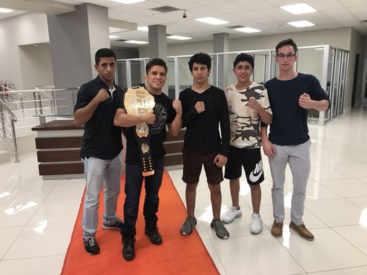 UFC Flyweight Champion and 2008 Olympic gold medalist Henry Cejudo bringing the gold to Abram Auto!